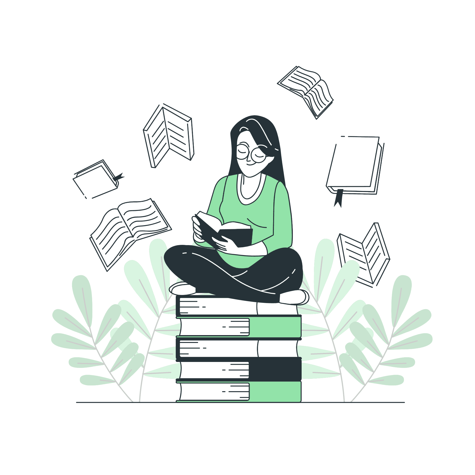 Woman reading